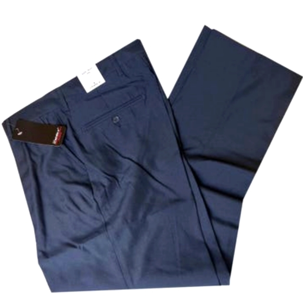 Bogari PT-001 Men's Navy Blue Dress Pants.